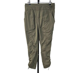 Indyeva  Women's Atieno Pant Size Small Crop Quick Dry UPF Active Cinch Bottom